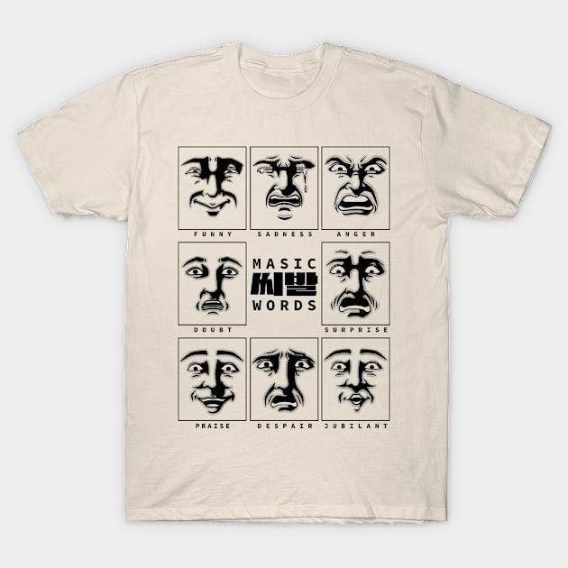 Various expressions of Sibal in Korean Dramas T-Shirt by SIMKUNG